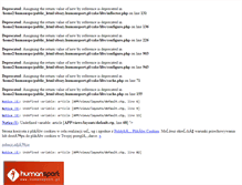 Tablet Screenshot of obozy.humansport.pl